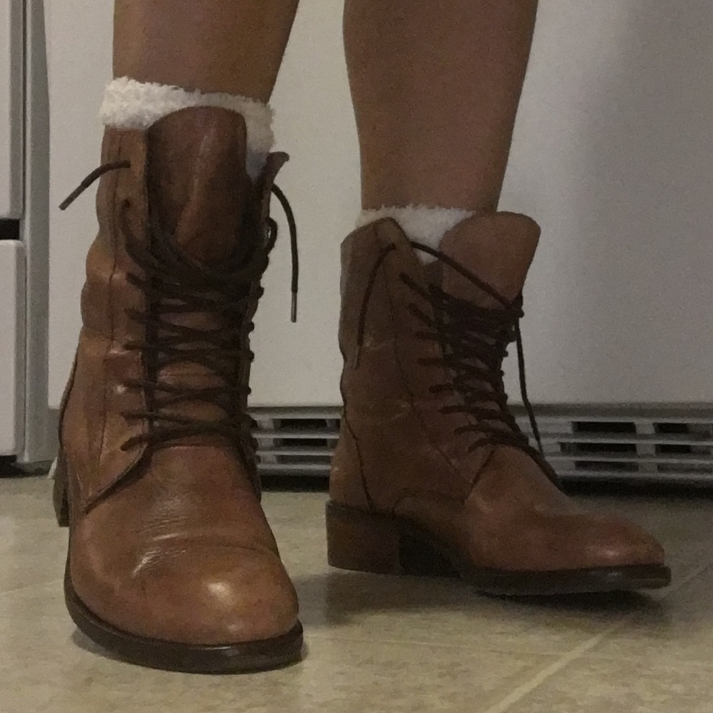 Sam Edelman lace up boots